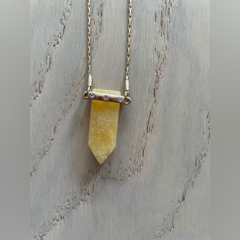 SOLD Crystal Calcite Necklace - Picture 5 of 5